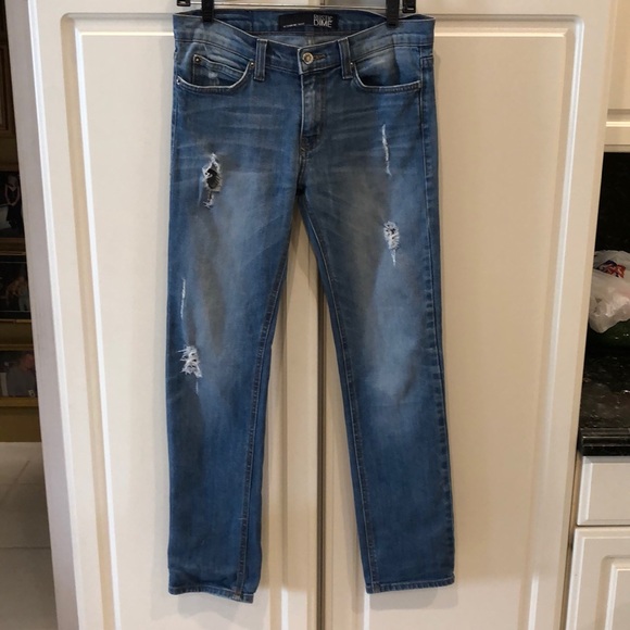 Rustic Dime Denim - Rustic Dime Faded & Ripped Jeans